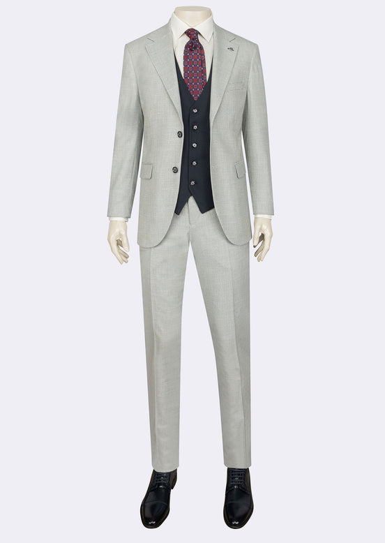Blue Three-Piece Suit