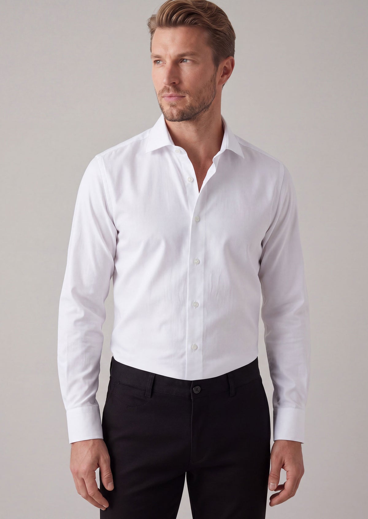 White Long Sleeve Shirt