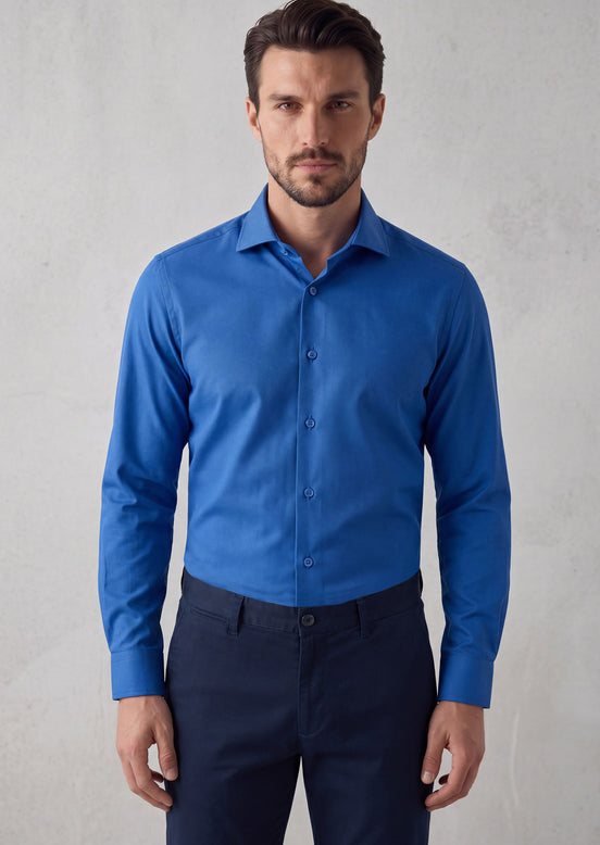 Sax Blue Long Sleeve Shirt