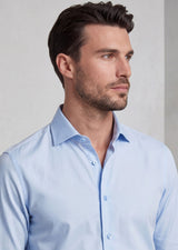 Mid Blue Long Sleeve Shirt