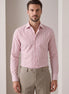 White - Burgundy Long Sleeve Shirt