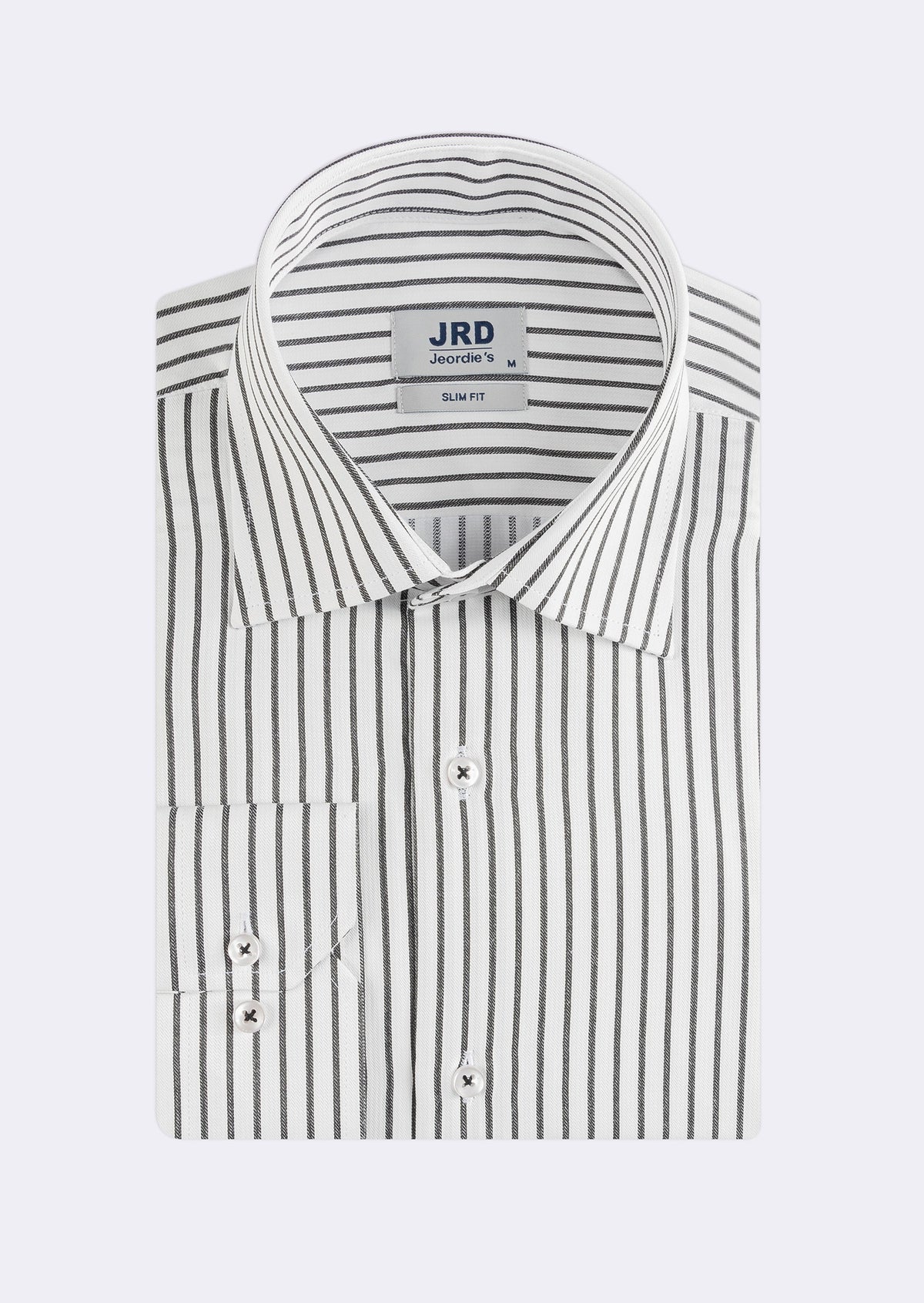 White - Black Long Sleeve Shirt