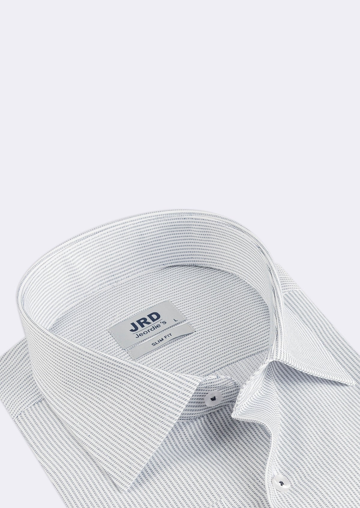 White - Navy Long Sleeve Shirt