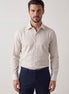White - Beige Long Sleeve Shirt