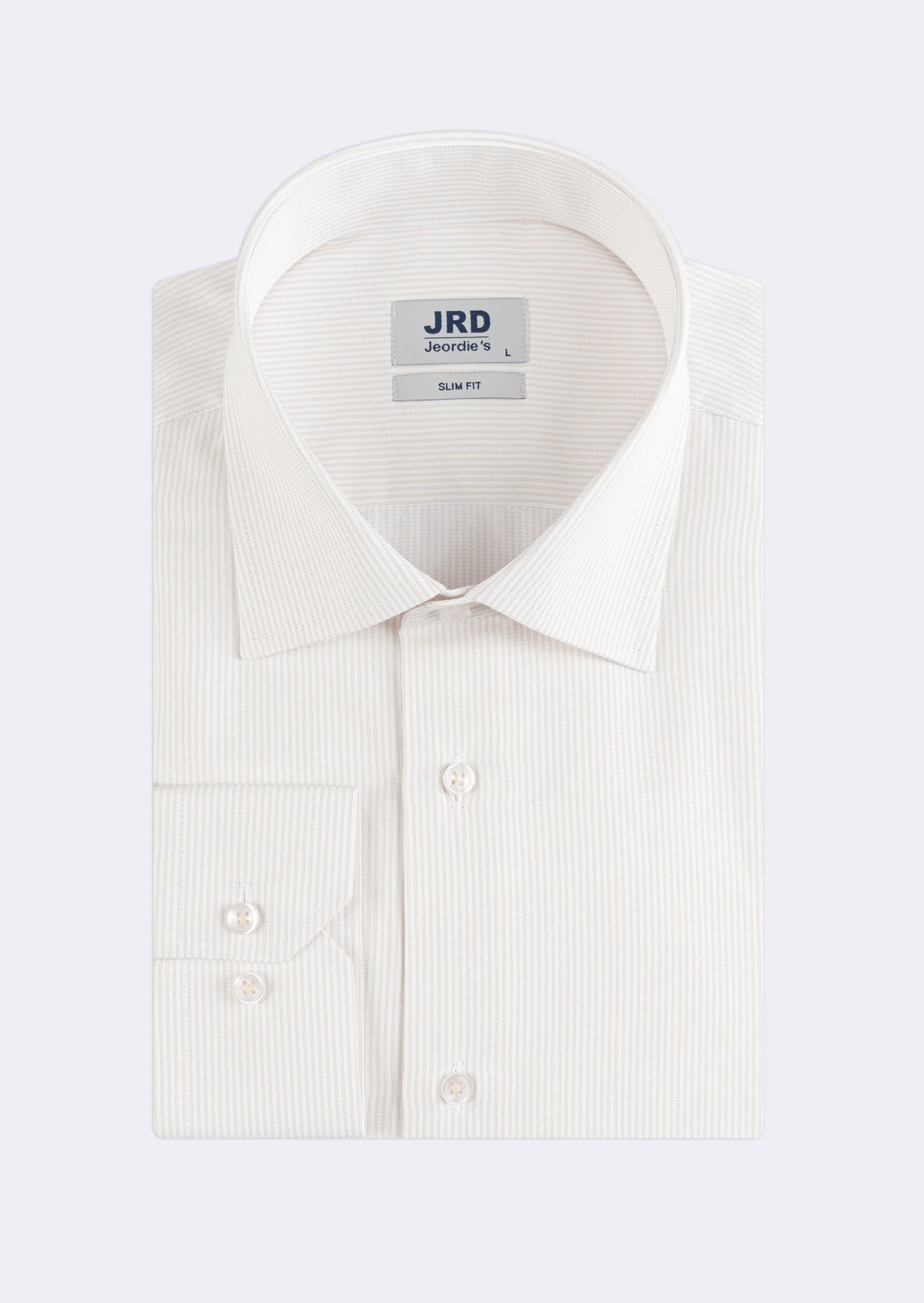 White - Beige Long Sleeve Shirt