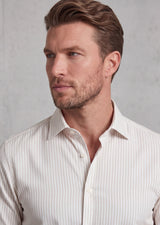 White - Beige Long Sleeve Shirt