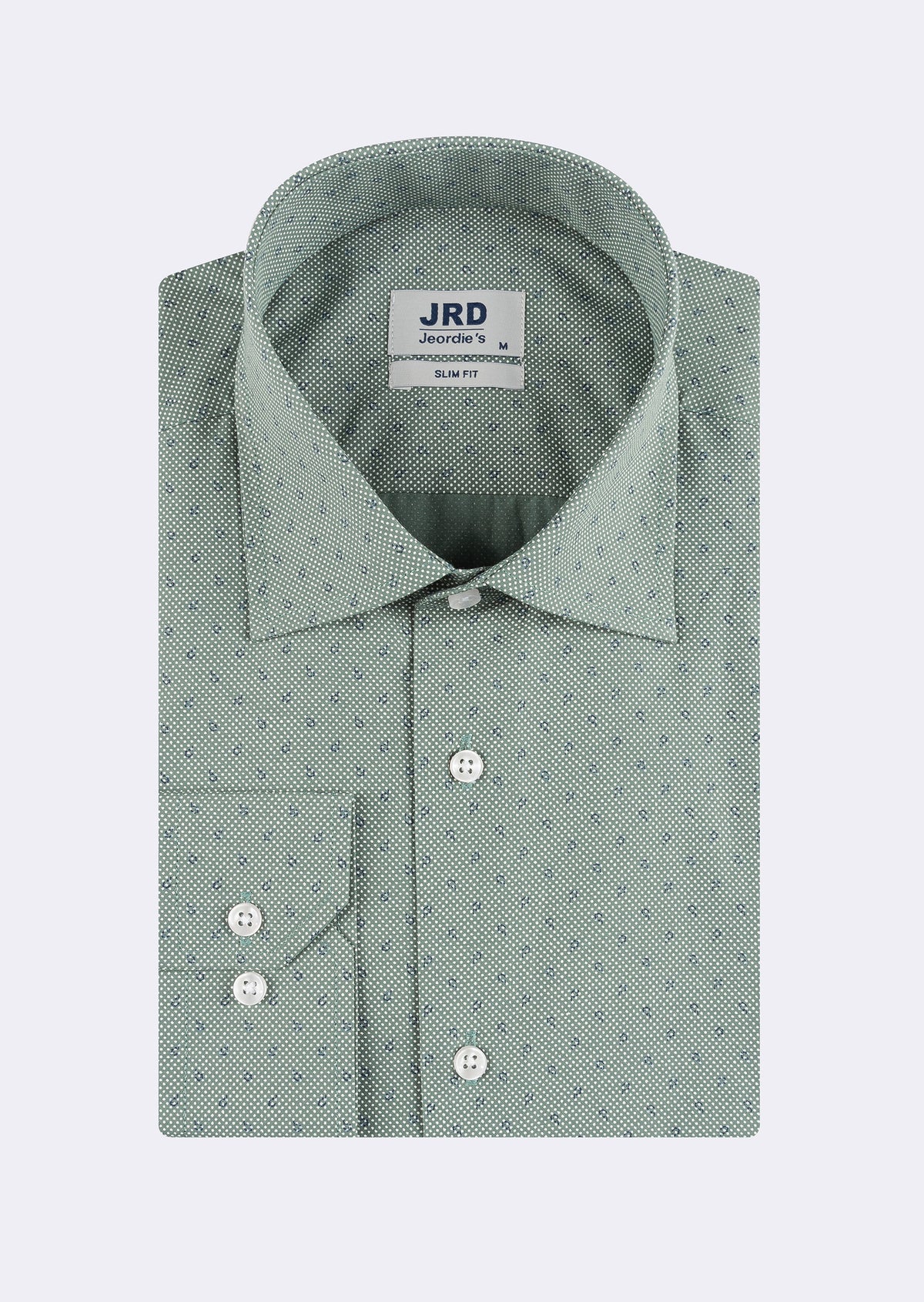 Green - Navy Long Sleeve Shirt