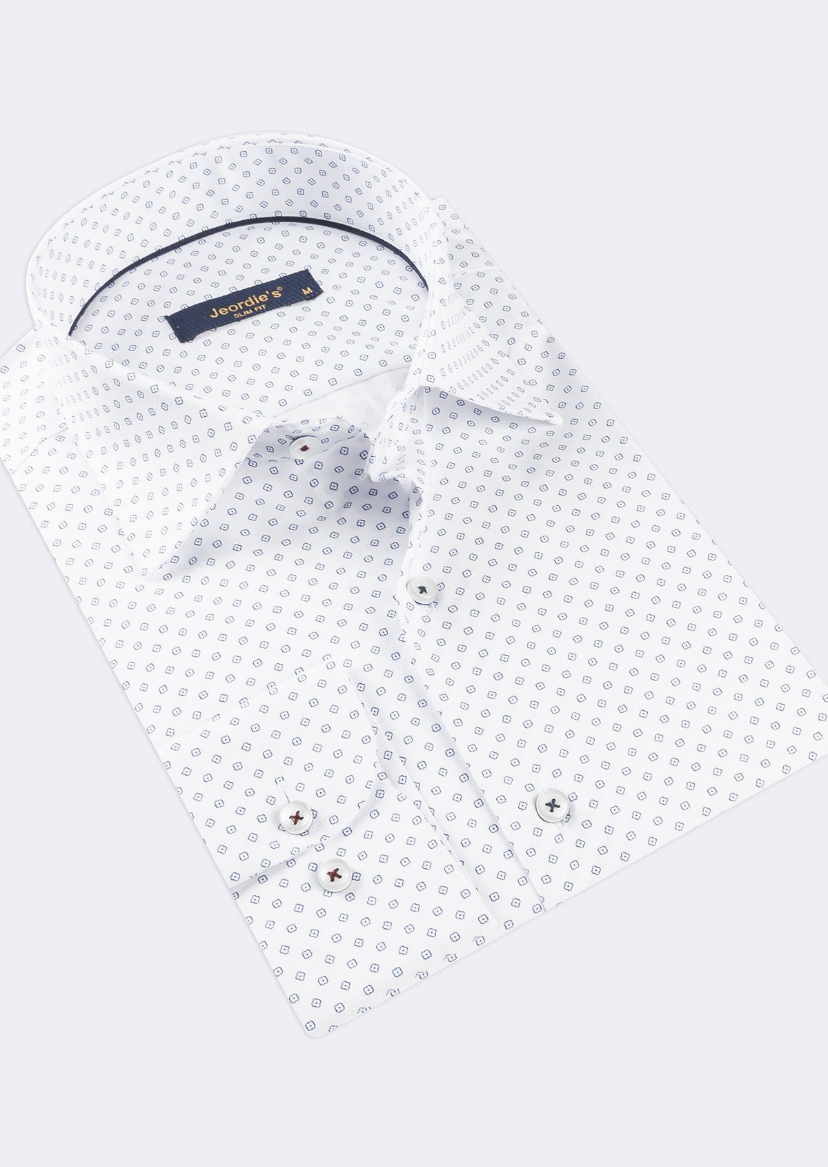 White - Navy Long Sleeve Shirt
