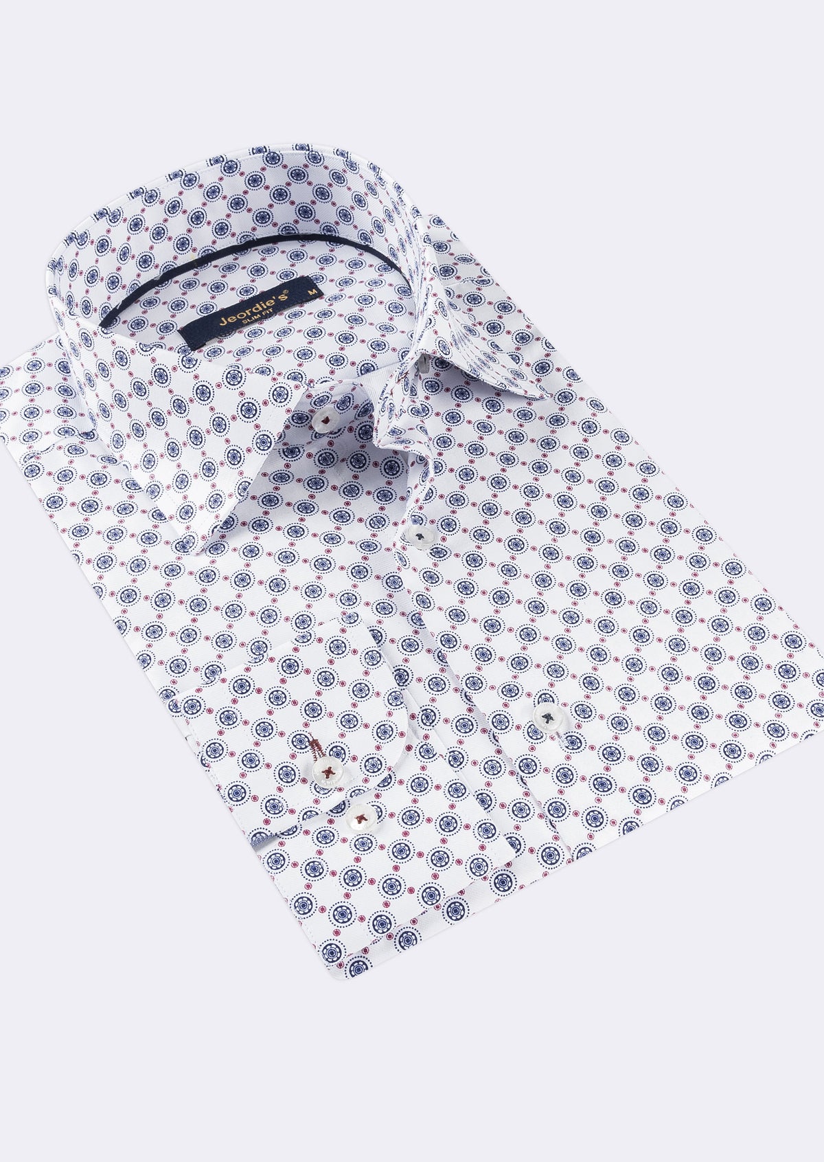White - Navy Long Sleeve Shirt