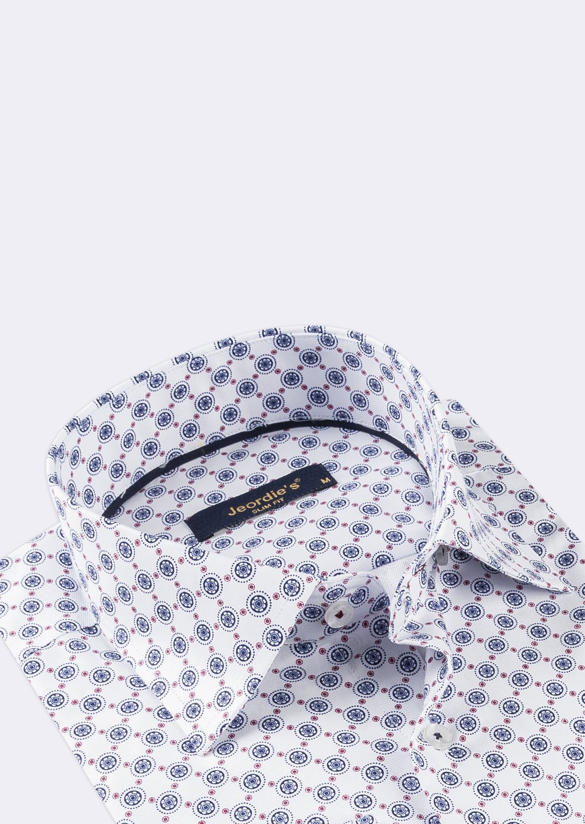 White - Navy Long Sleeve Shirt