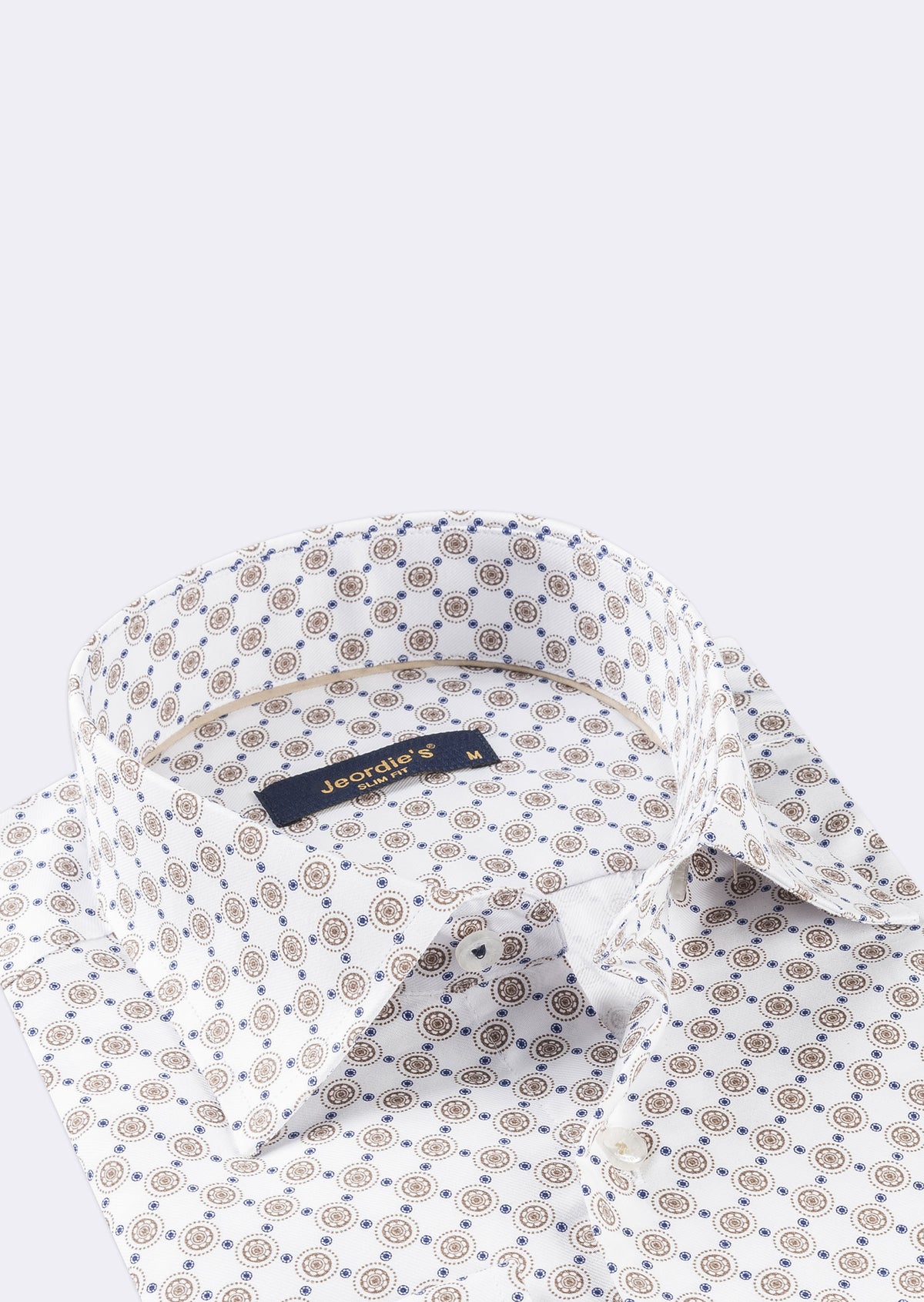 White - Beige Long Sleeve Shirt