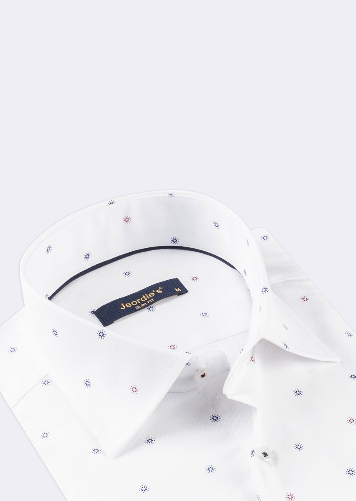 White - Burgundy Long Sleeve Shirt