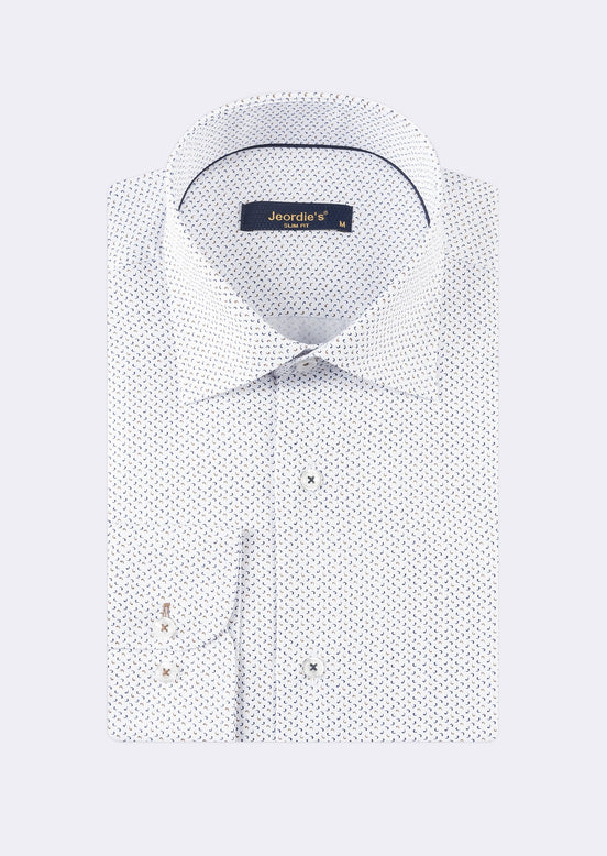White - Beige Long Sleeve Shirt