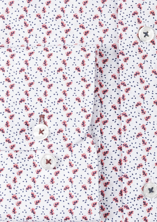 White - Red Long Sleeve Shirt
