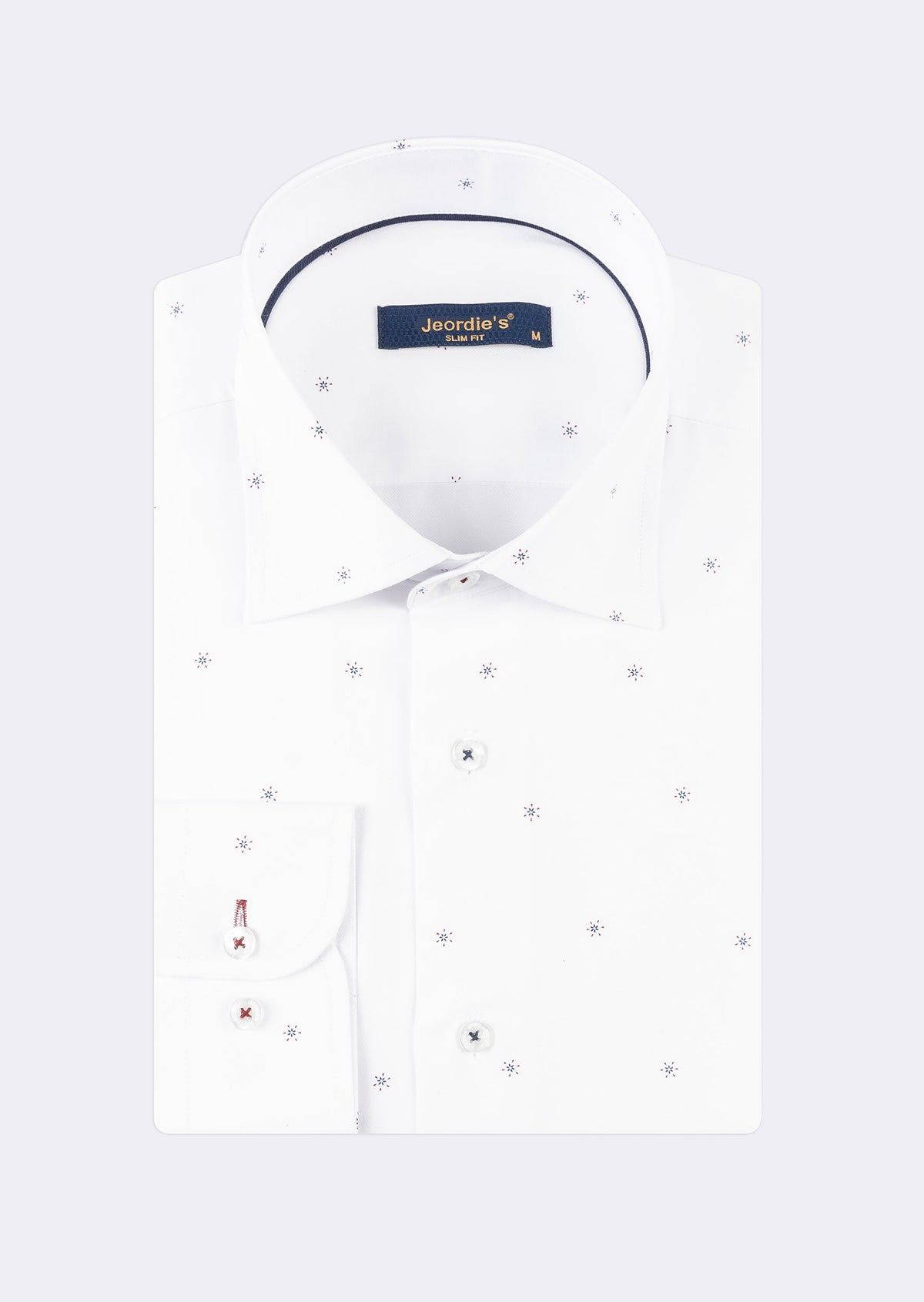 White - Navy Long Sleeve Shirt