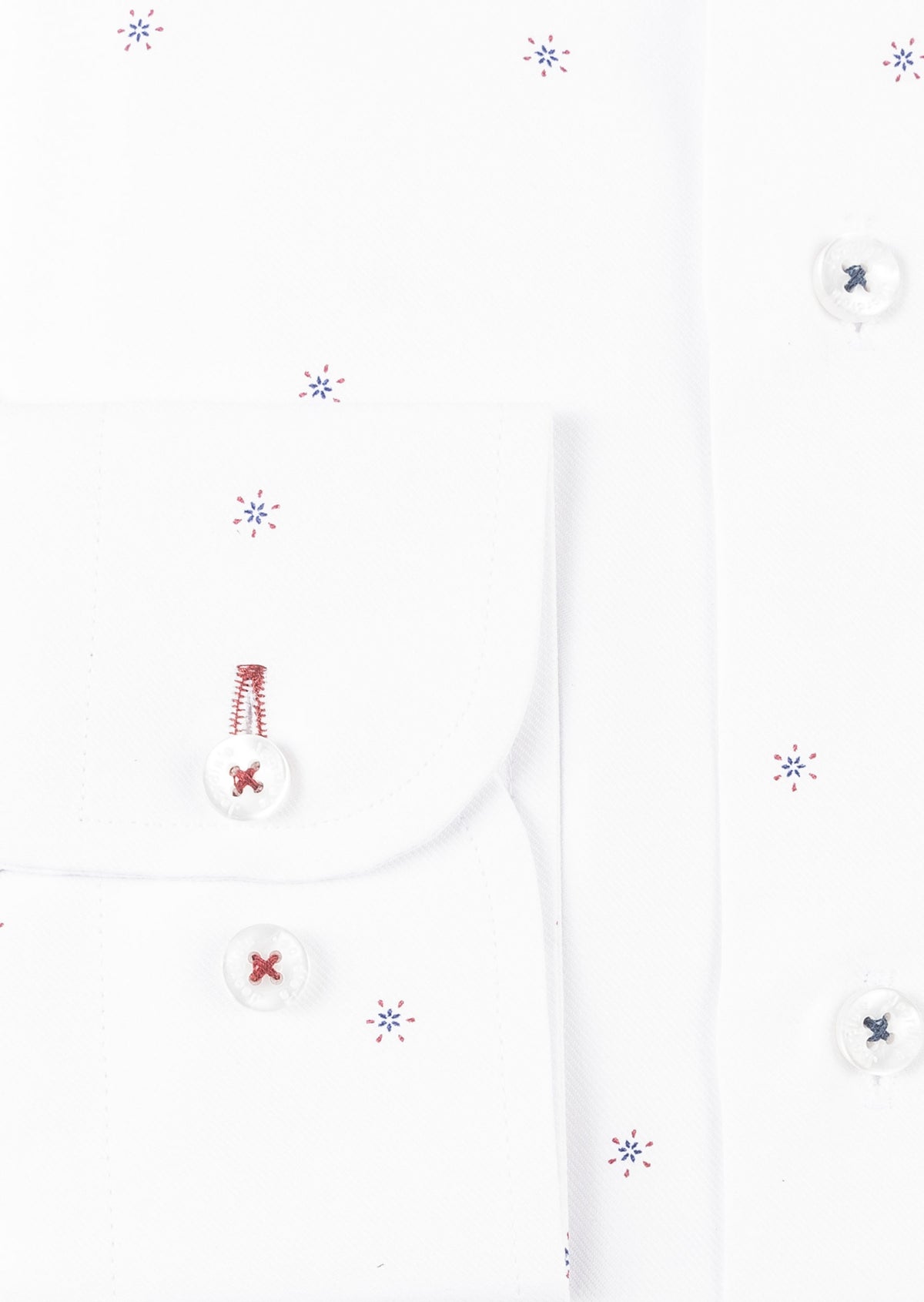 White - Navy Long Sleeve Shirt