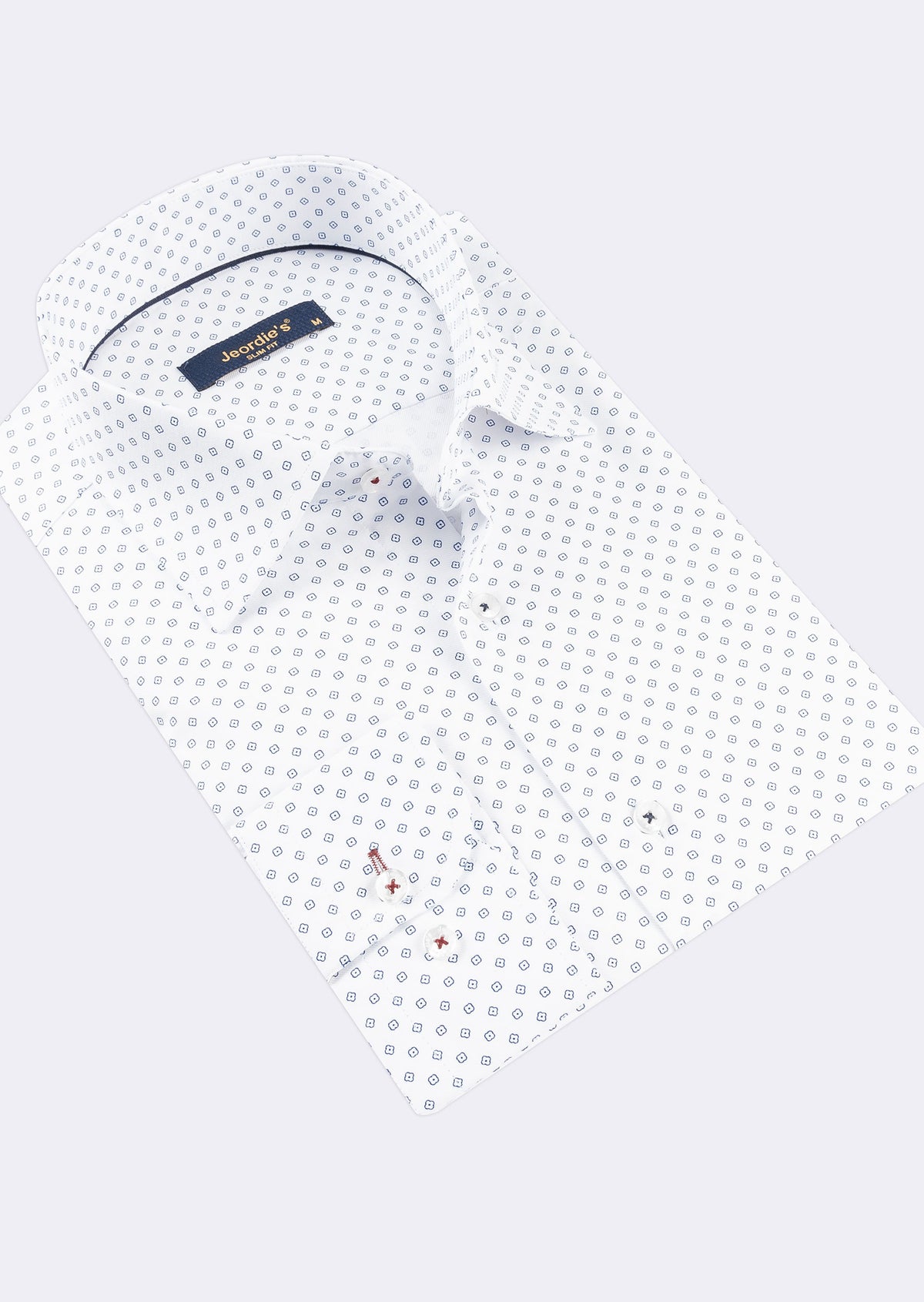 White - Navy Long Sleeve Shirt