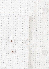White - Brown Long Sleeve Shirt