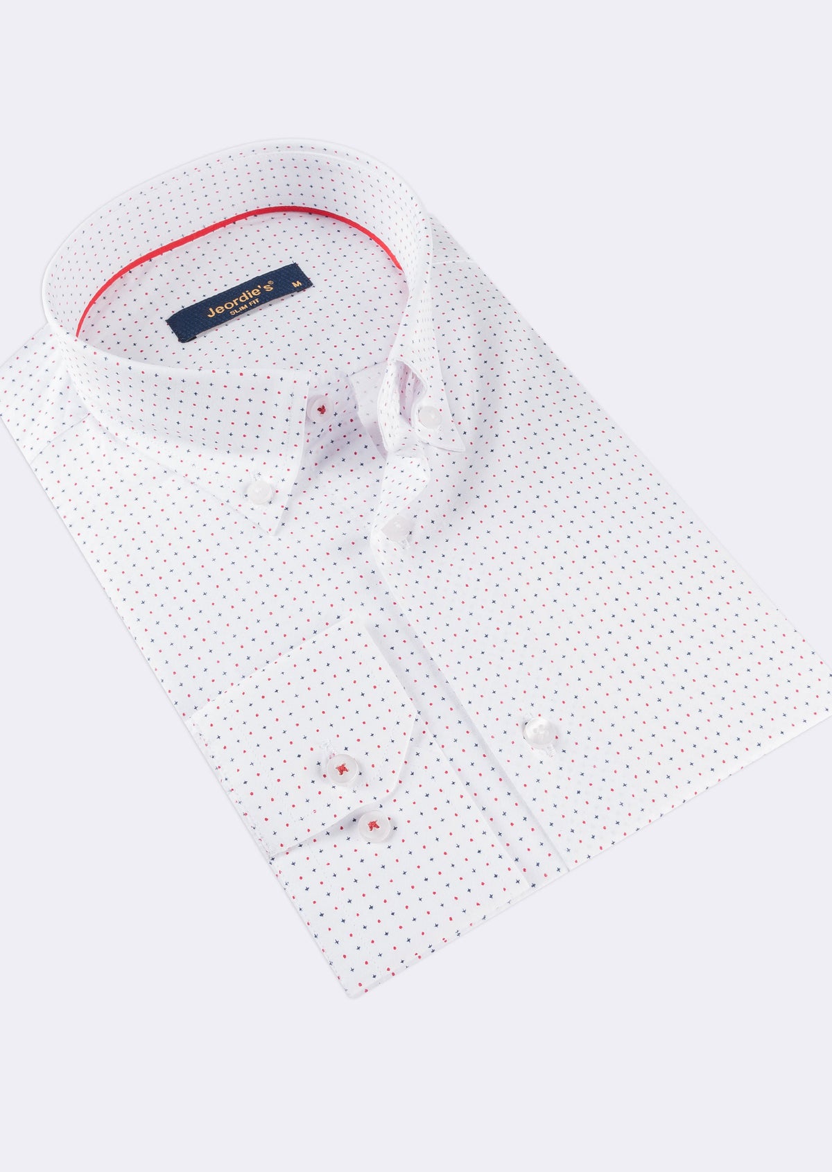 White - Navy Long Sleeve Shirt