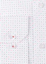 White - Navy Long Sleeve Shirt