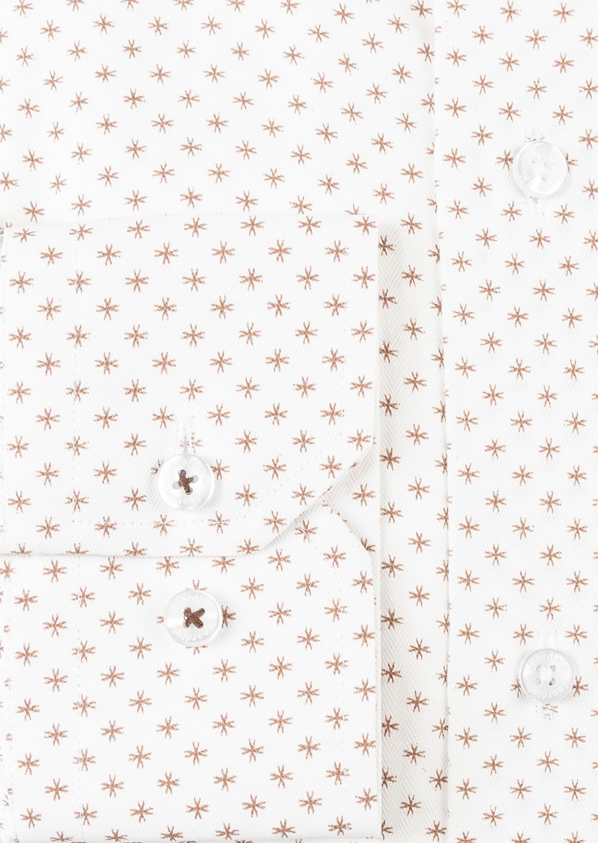 White - Brown Long Sleeve Shirt