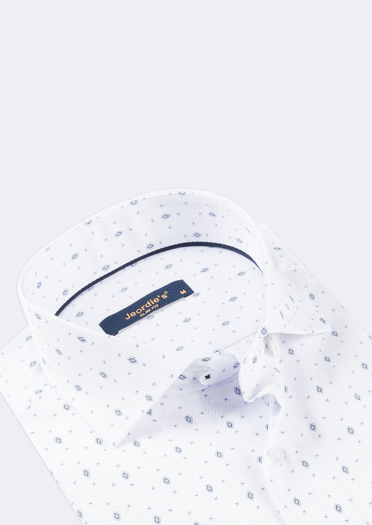 White - Navy Long Sleeve Shirt