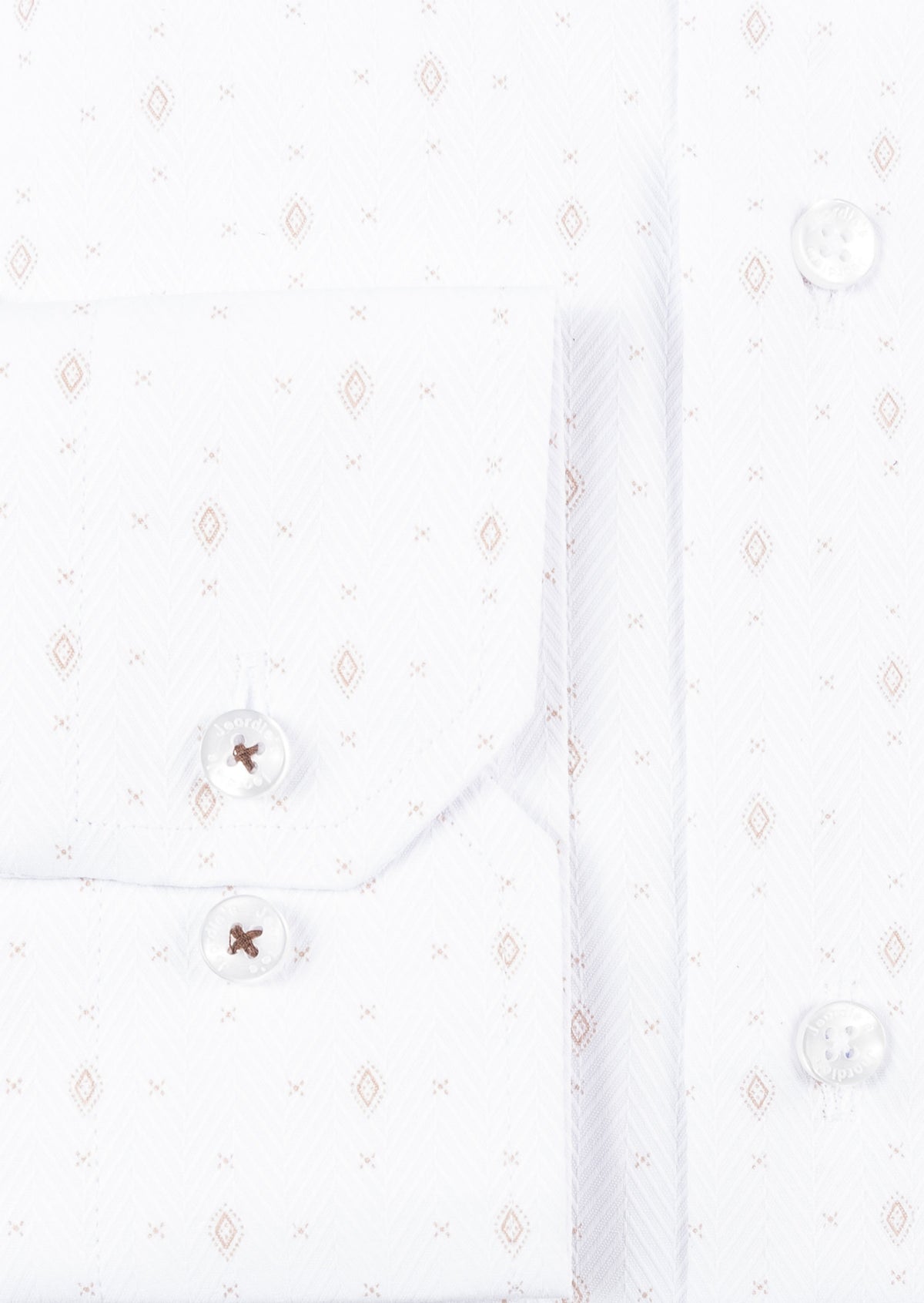 White - Beige Long Sleeve Shirt