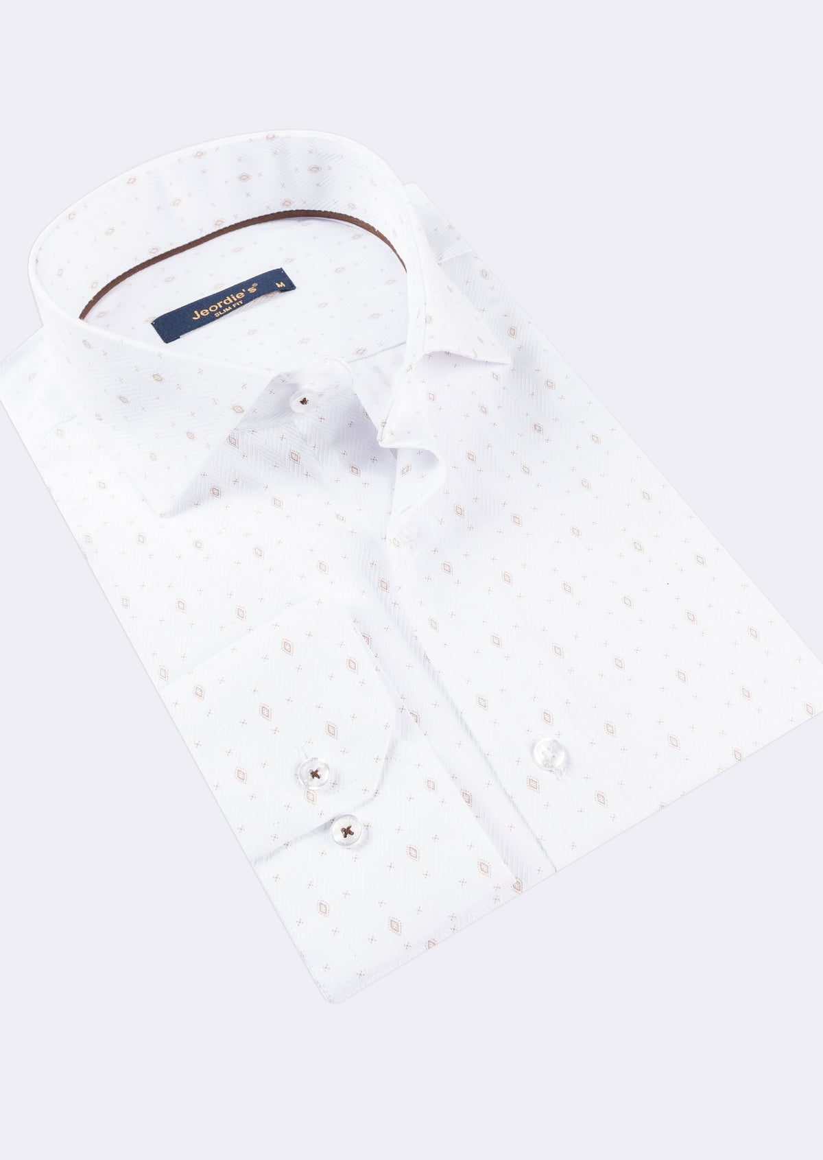 White - Beige Long Sleeve Shirt