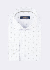 White - Khaki Long Sleeve Shirt