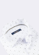 White - Khaki Long Sleeve Shirt