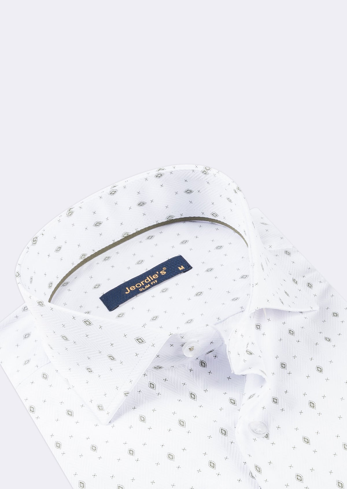 White - Khaki Long Sleeve Shirt