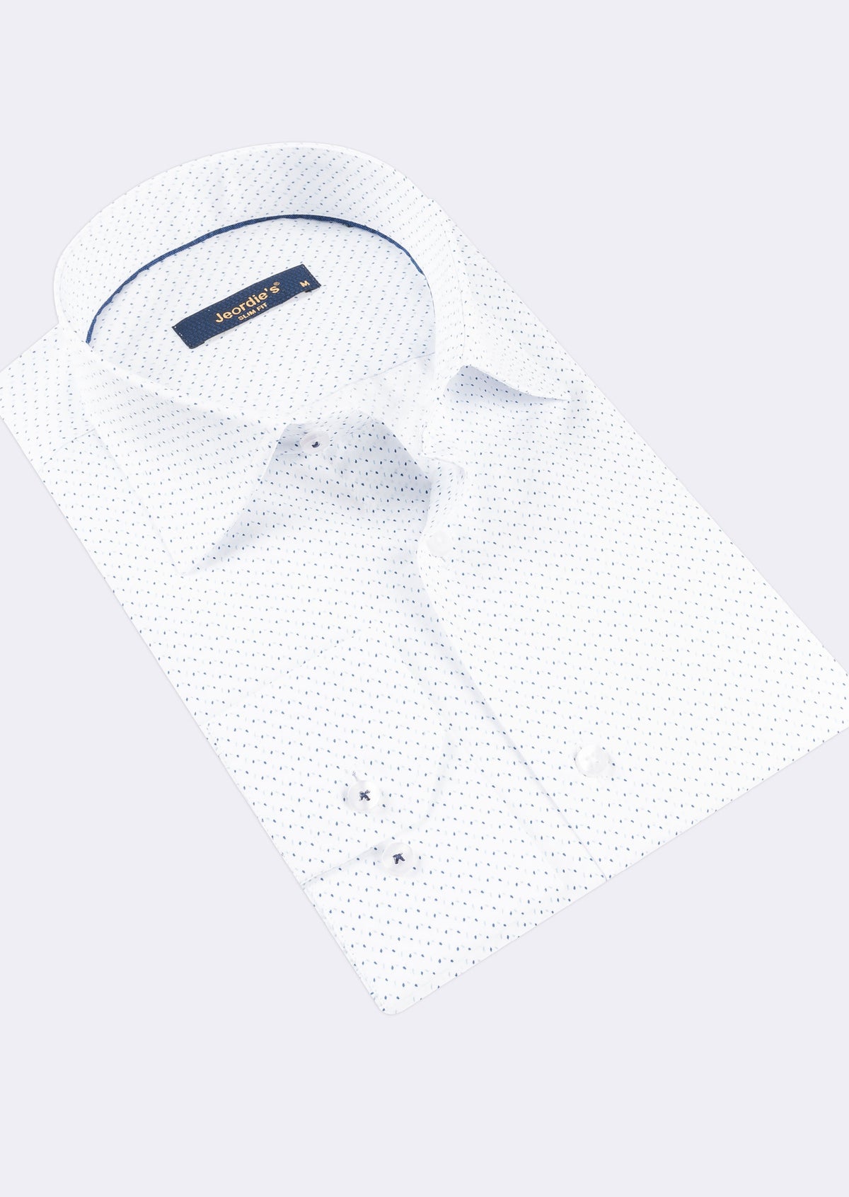 White - Navy Long Sleeve Shirt