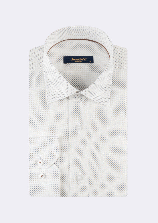 Cream - Brown Long Sleeve Shirt