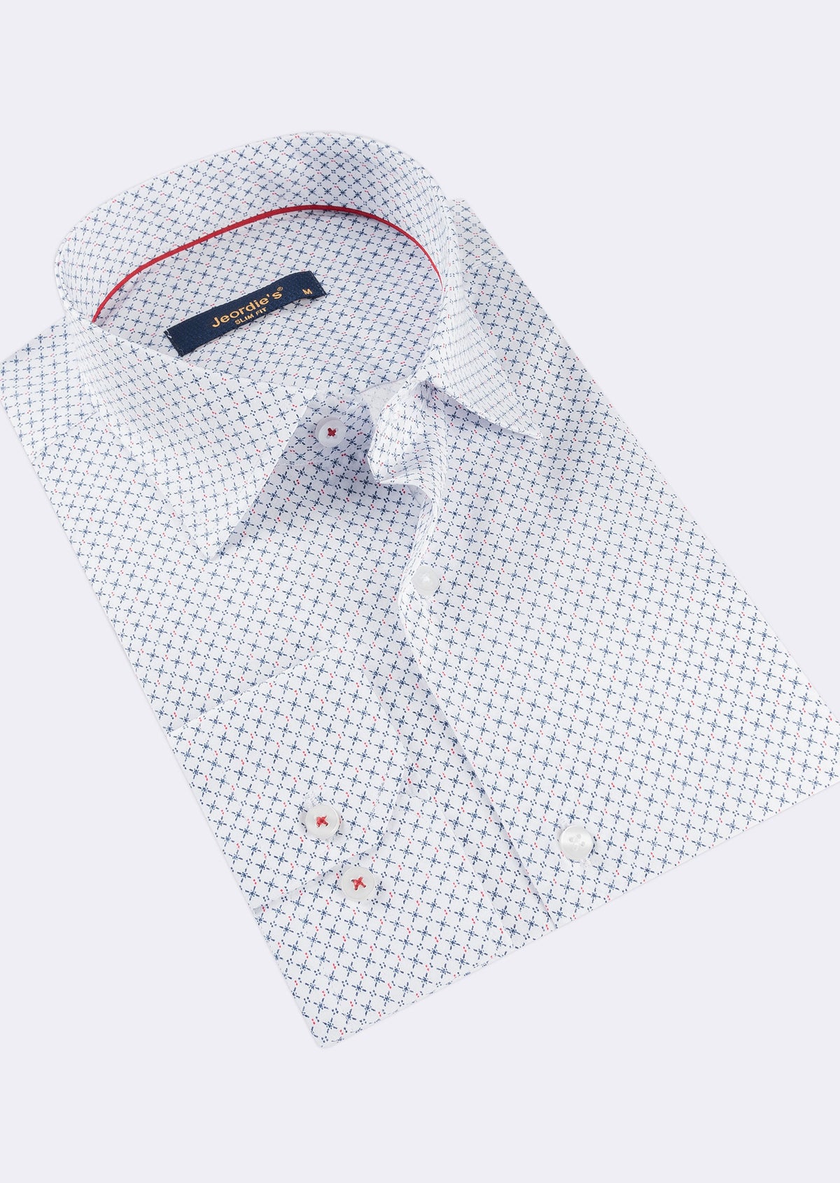 White - Red Long Sleeve Shirt