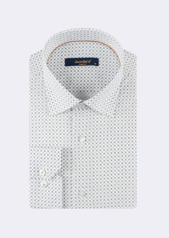 White - Beige Long Sleeve Shirt
