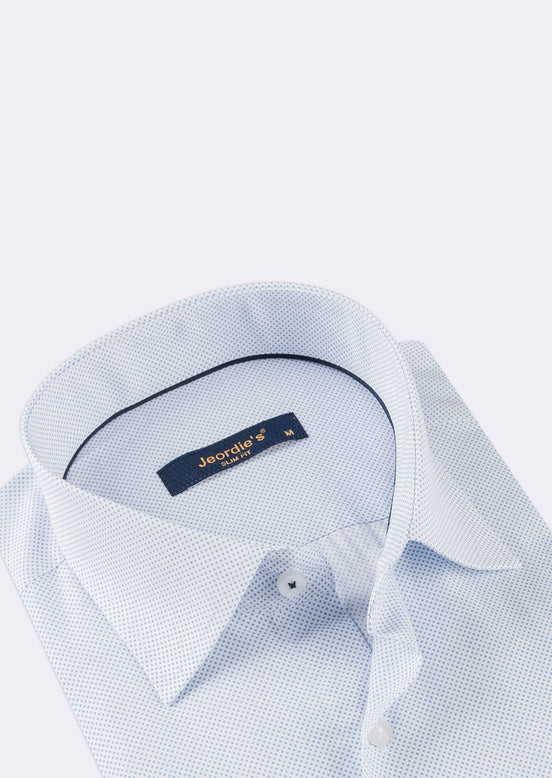 White - Blue Long Sleeve Shirt
