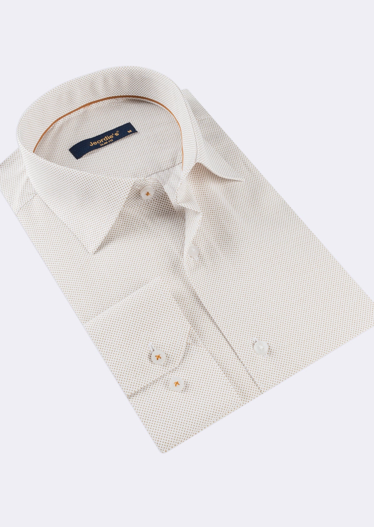 White - Beige Long Sleeve Shirt