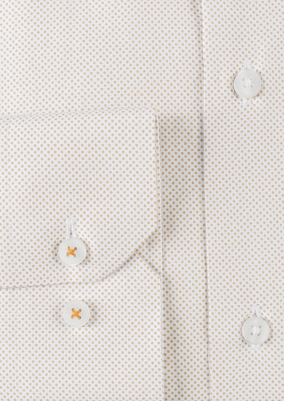 White - Beige Long Sleeve Shirt