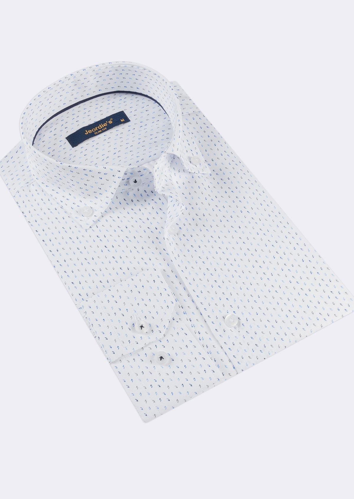 White - Navy Long Sleeve Shirt