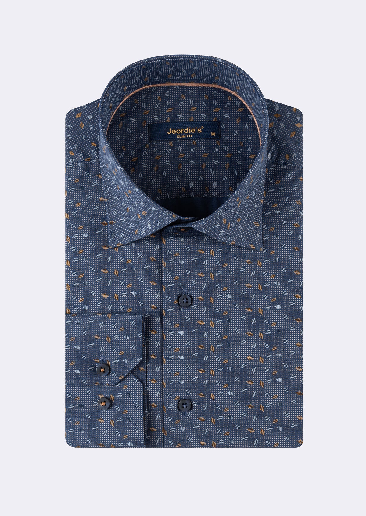 Navy - Beige Long Sleeve Shirt