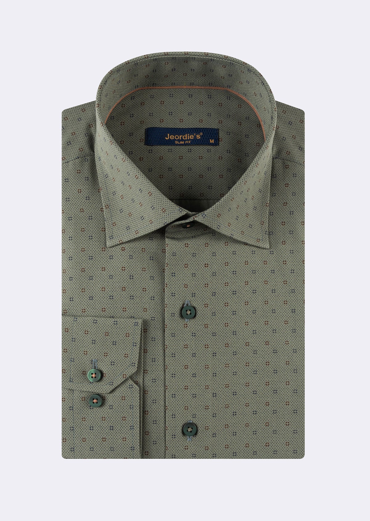 Green - Navy Long Sleeve Shirt