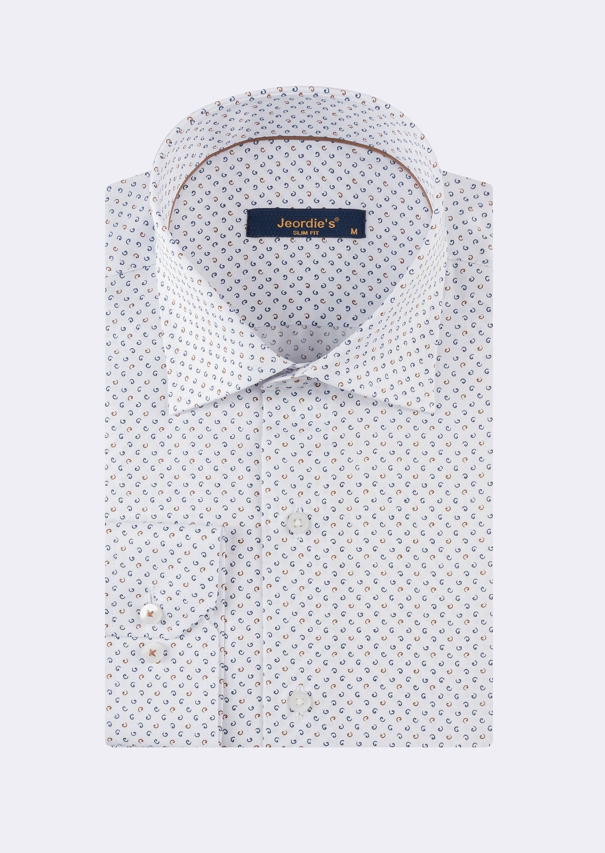 White - Navy Long Sleeve Shirt