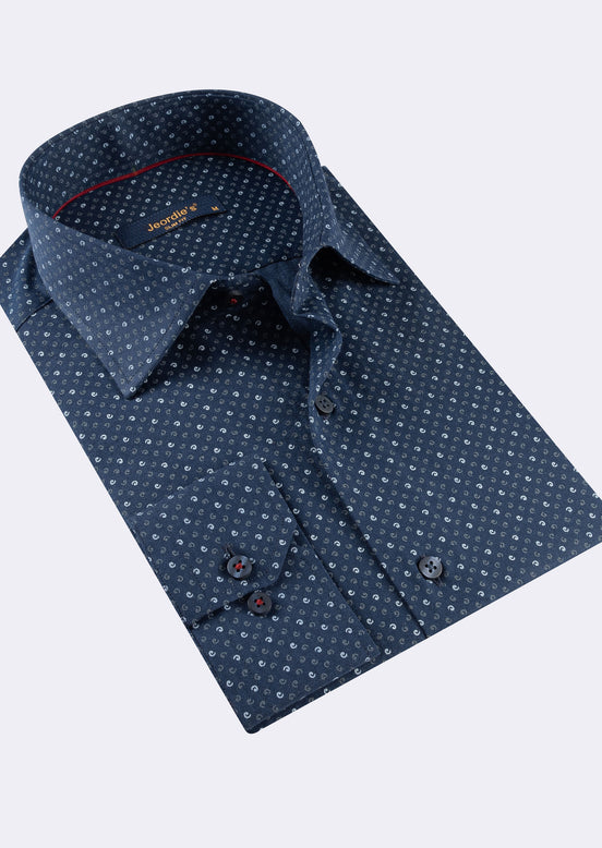Navy - Blue Long Sleeve Shirt