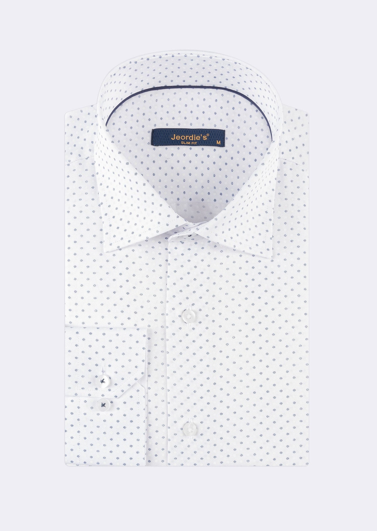 White - Navy Long Sleeve Shirt