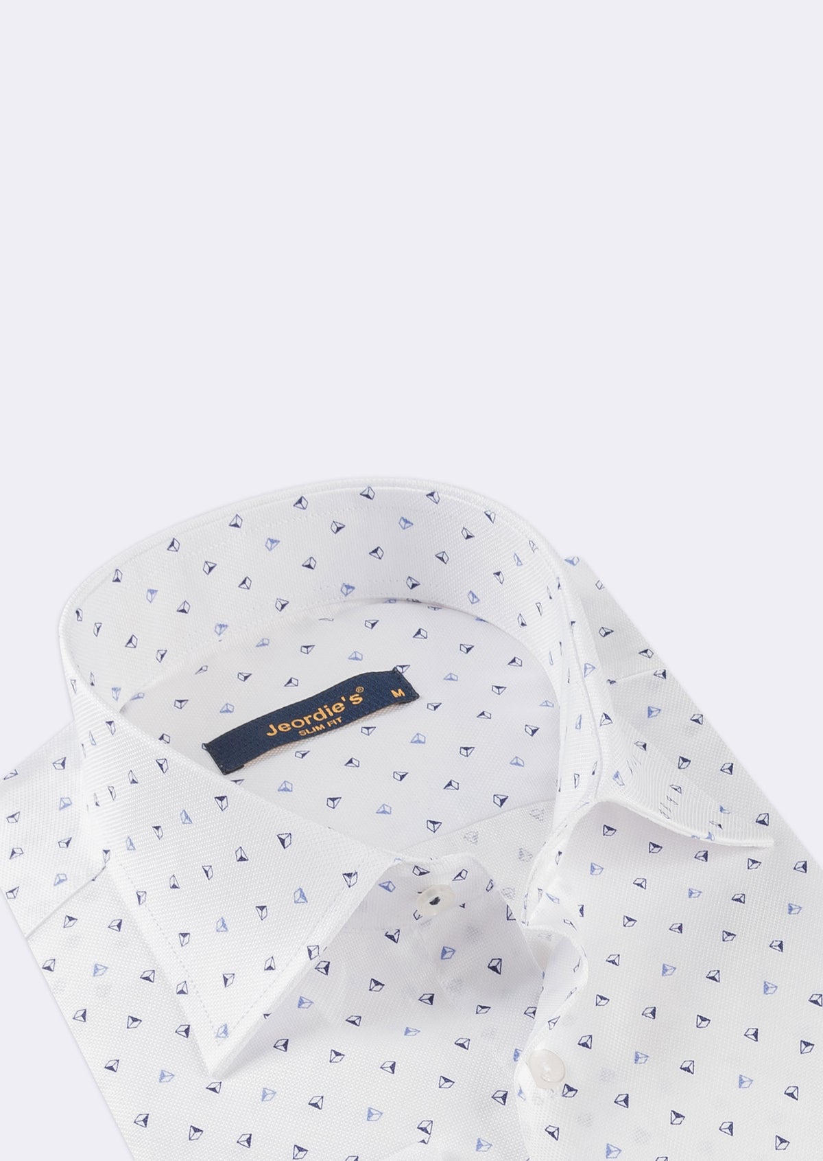 White - Navy Long Sleeve Shirt