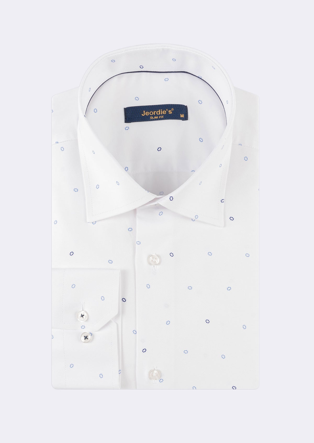 White - Navy Long Sleeve Shirt