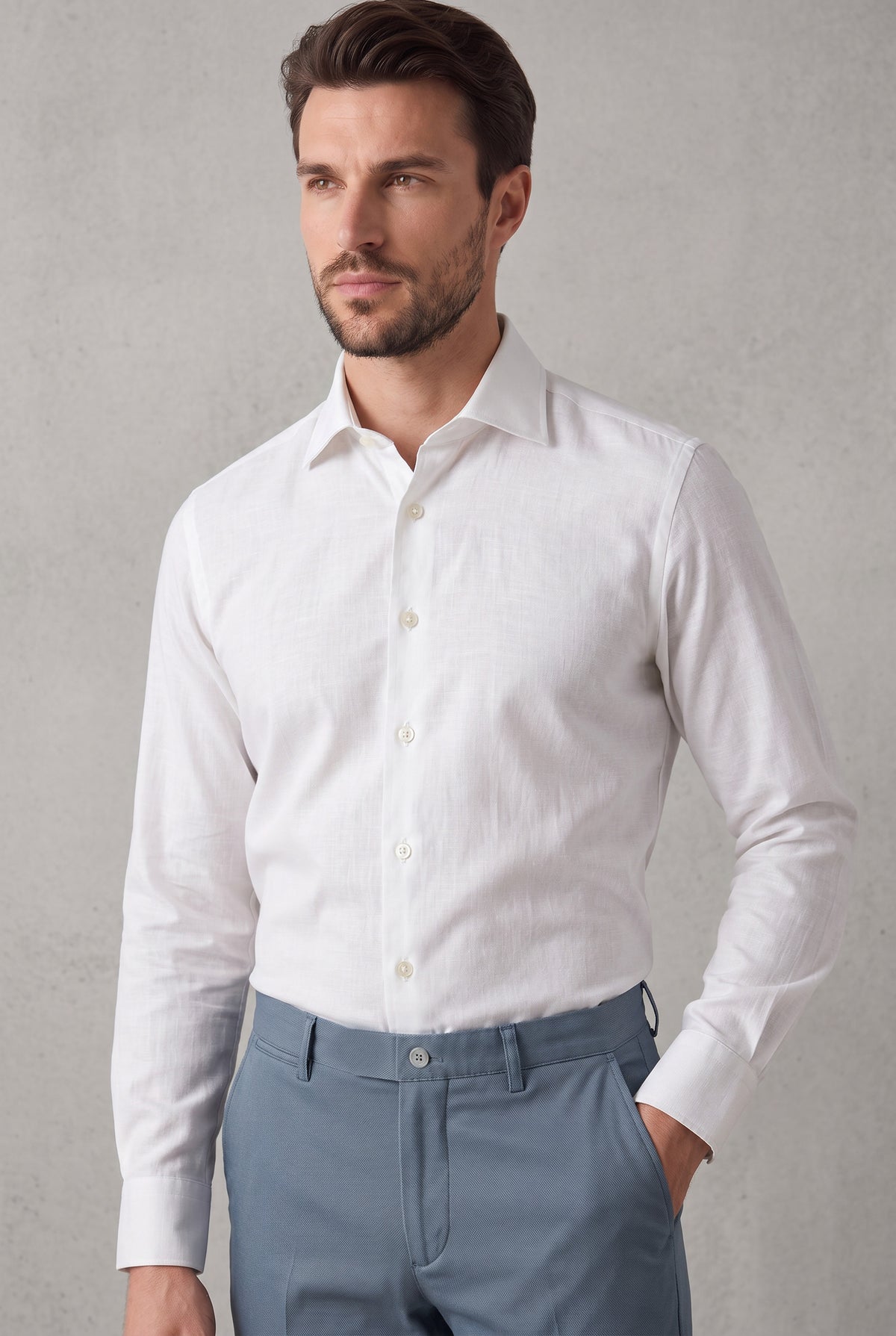 White Long Sleeve Shirt
