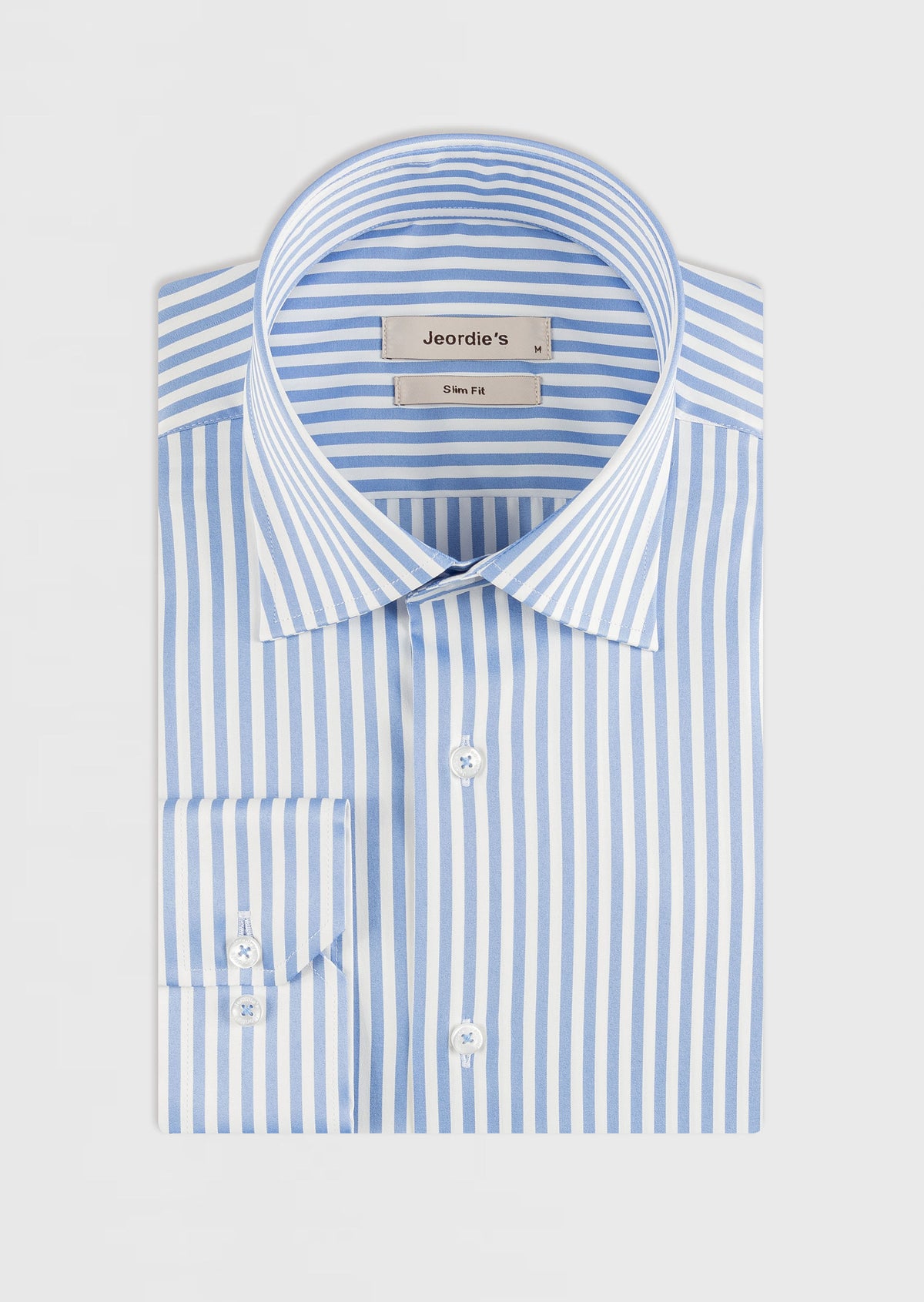 White - Blue Long Sleeve Shirt