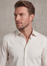 White - Beige Long Sleeve Shirt
