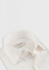 White - Beige Long Sleeve Shirt